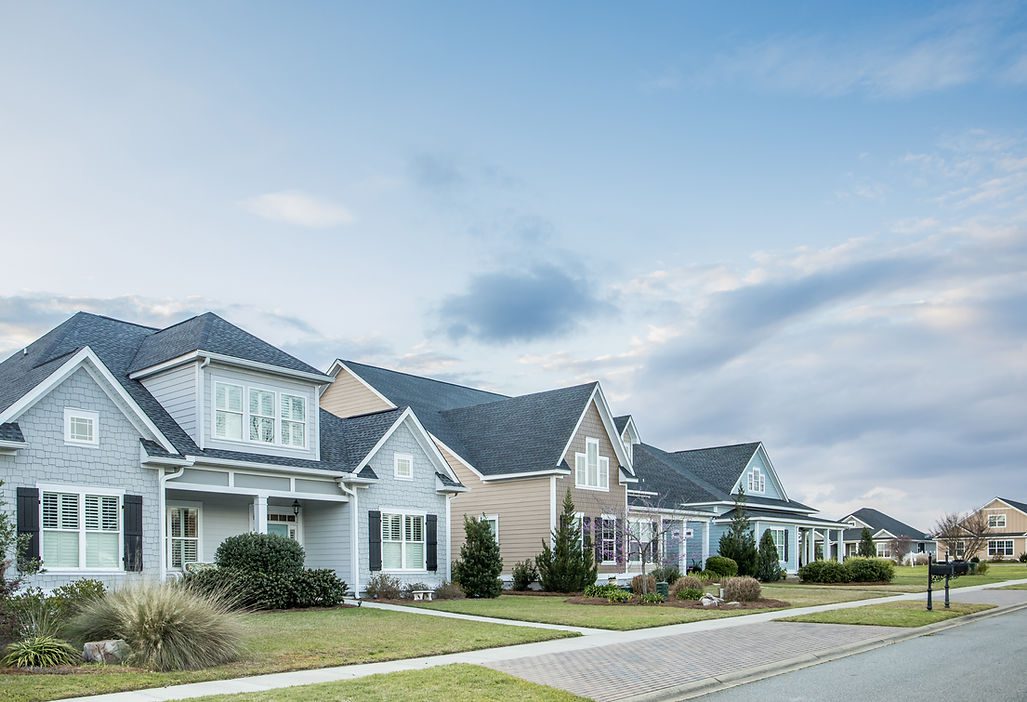 A Row of Residential Houses